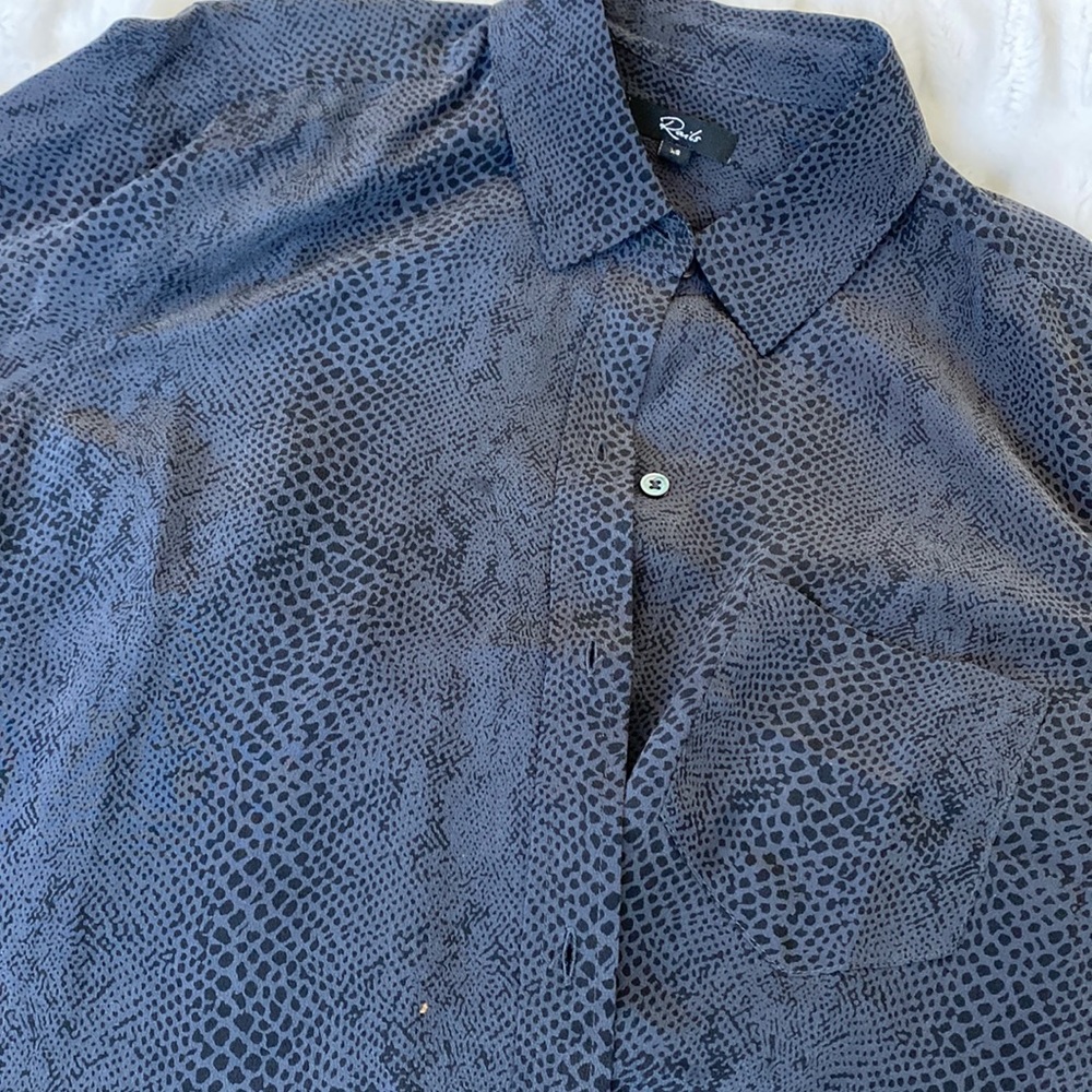 Rails Silk Animal print blouse